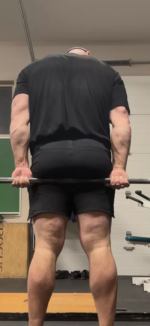 Wrist curling more than all the boys can bench press.