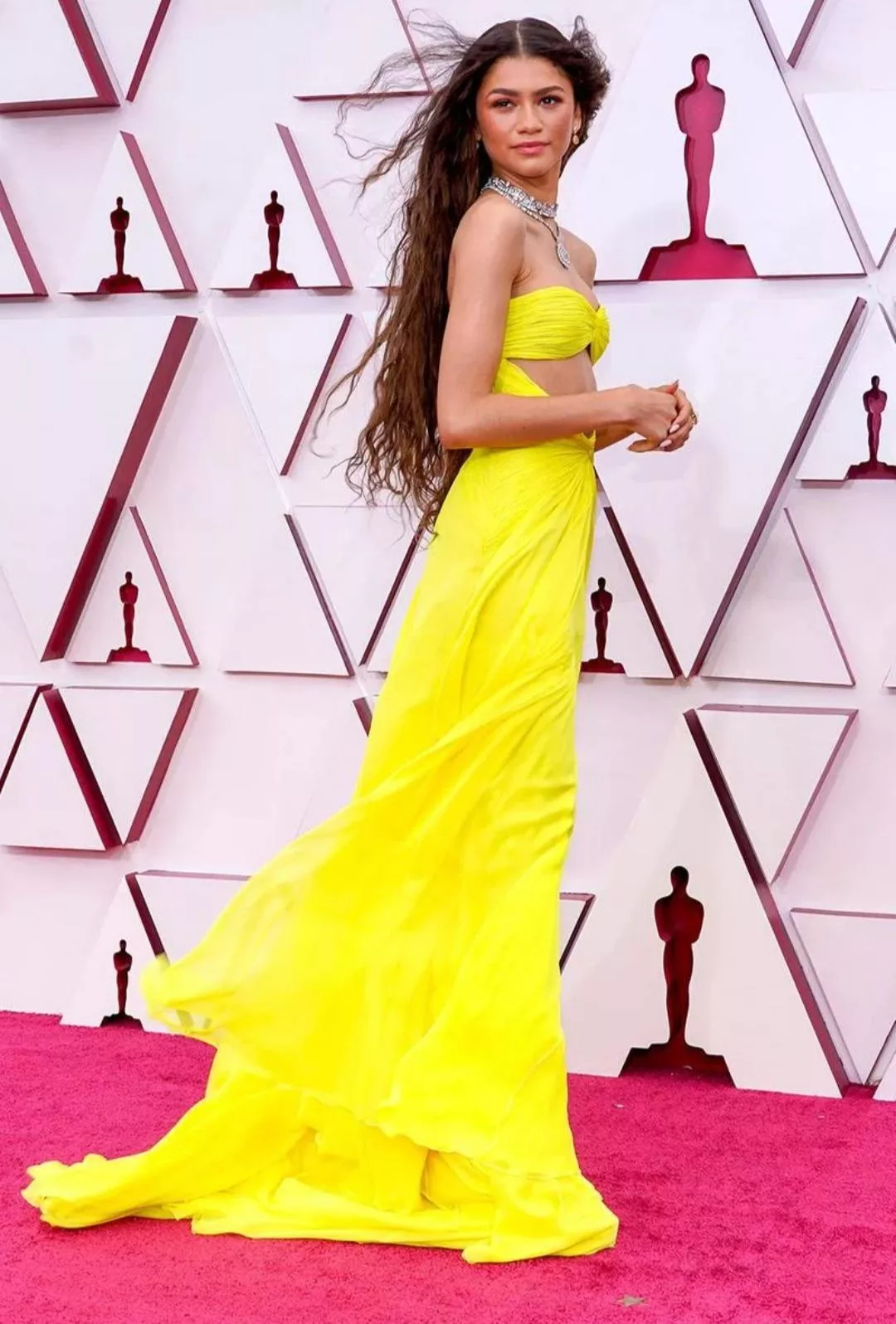 Zendaya at the 2021 Oscars