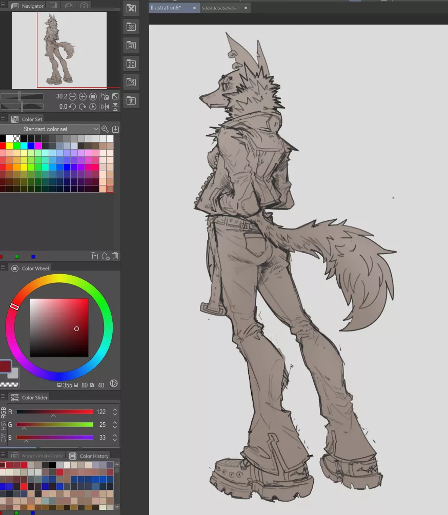 adopt that I sold on twitter, it still needs to be finished