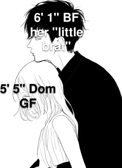 After dreaming about having a Dom GF. I some how won the lotto and got one.She doesnt like tall guys but fell for me.