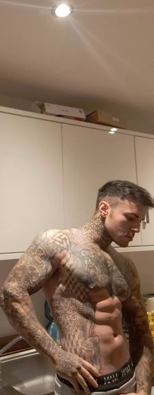 An alpha shouldn't be making his own drinks..