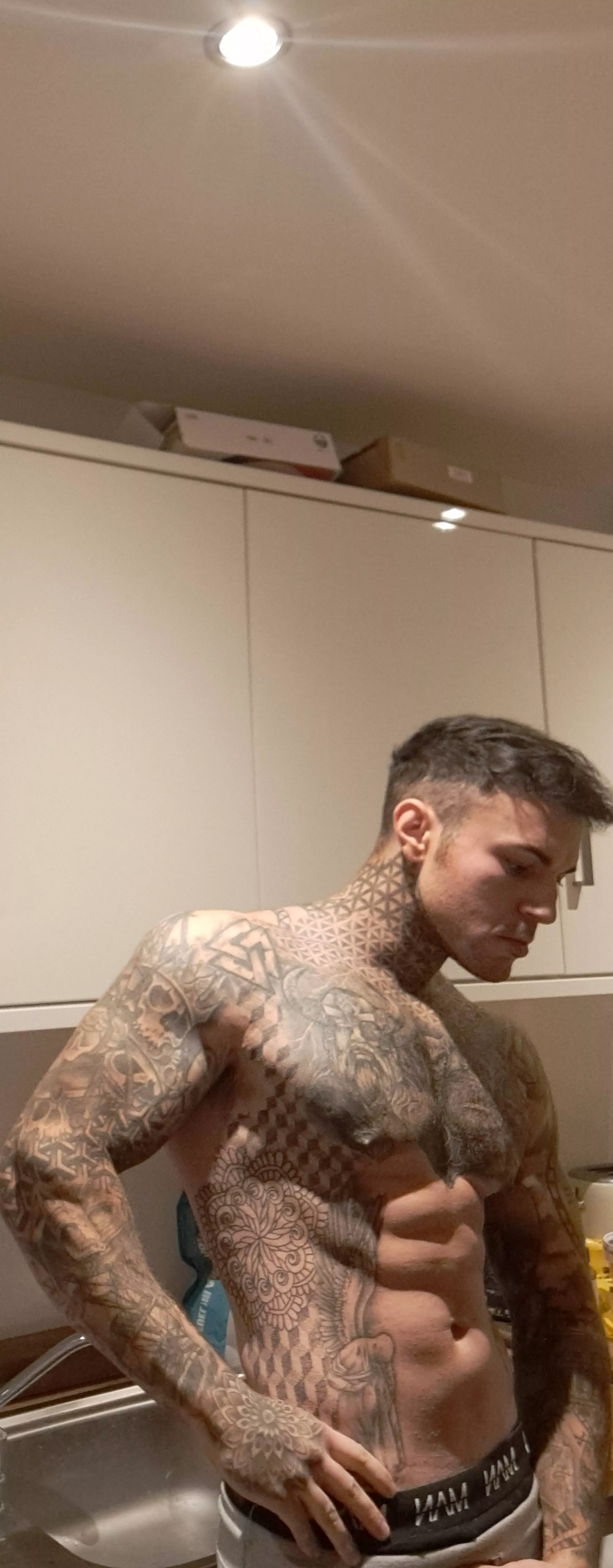 An alpha shouldn't be making his own drinks..