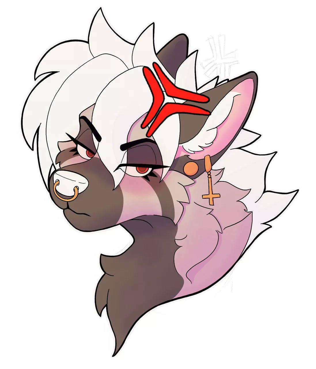 Annoyed Rumor Sticker - Art by RemuRawr (me)