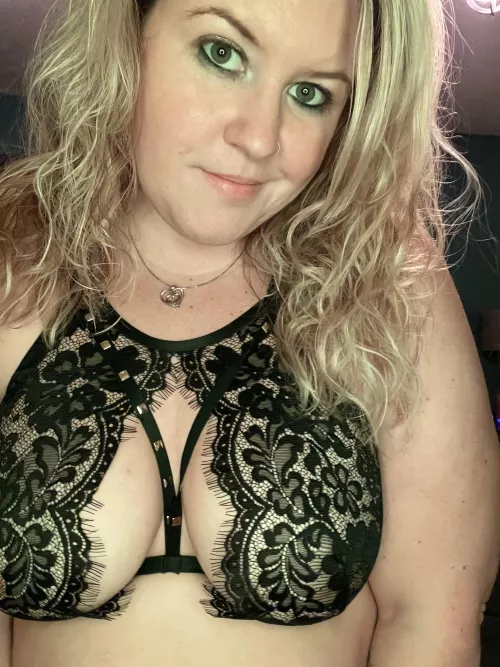 Black lace and blonde milf what’s not to love