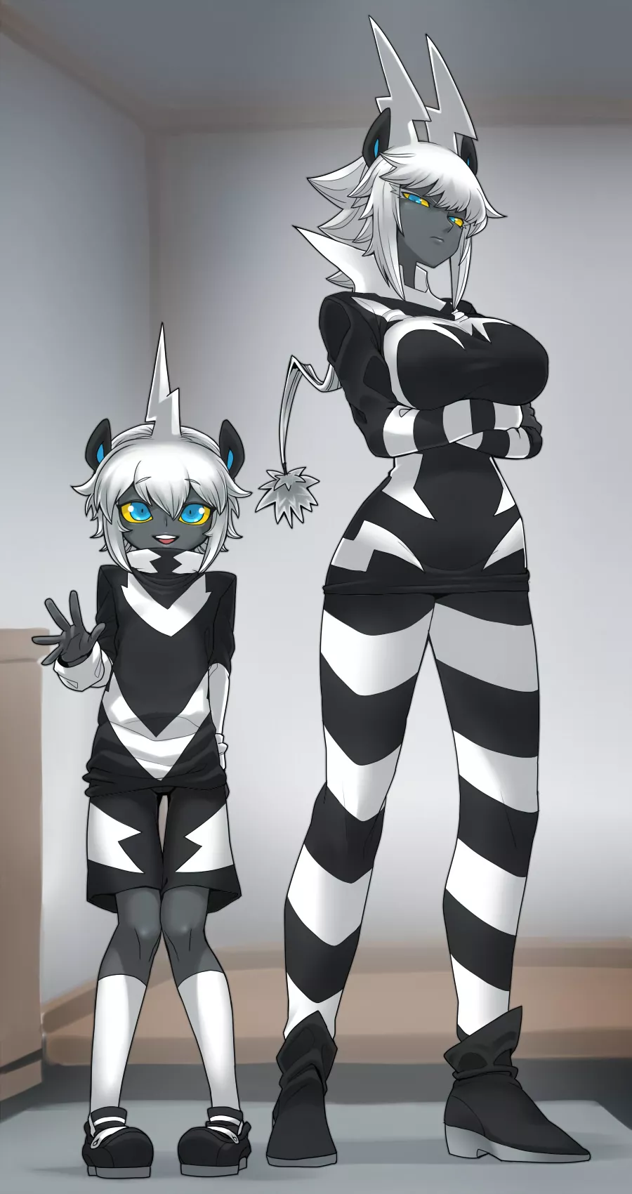 Blitzle und Zebstrika