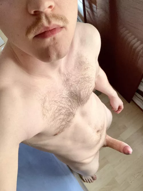 Couldn’t sleep any longer today… my morning wood woke me up 🍆😴 [M24]