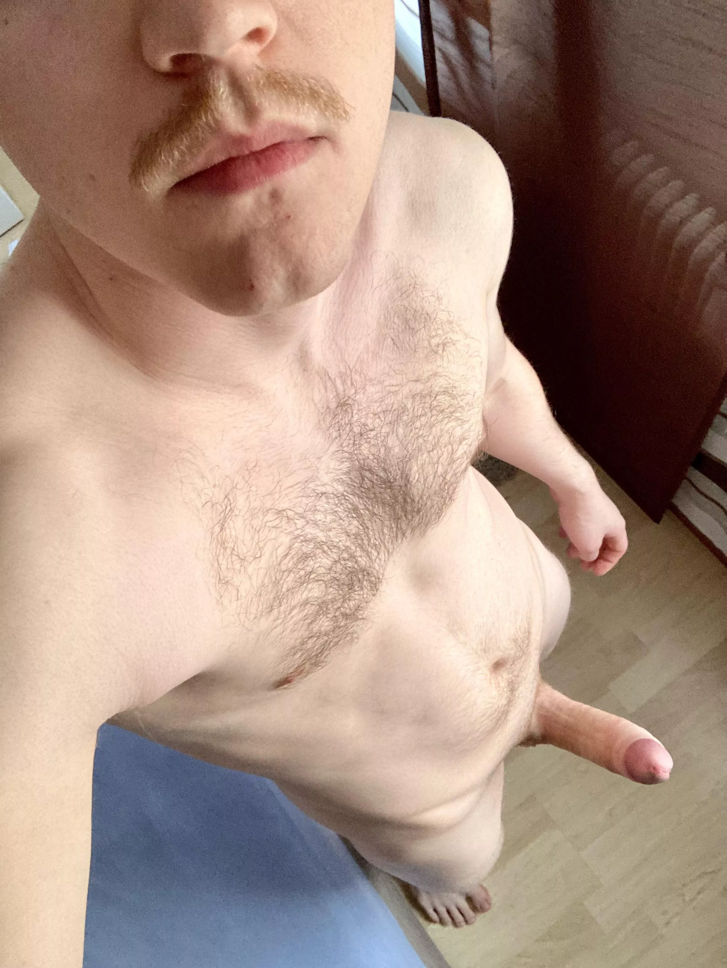 Couldn’t sleep any longer today… my morning wood woke me up 🍆😴 [M24]