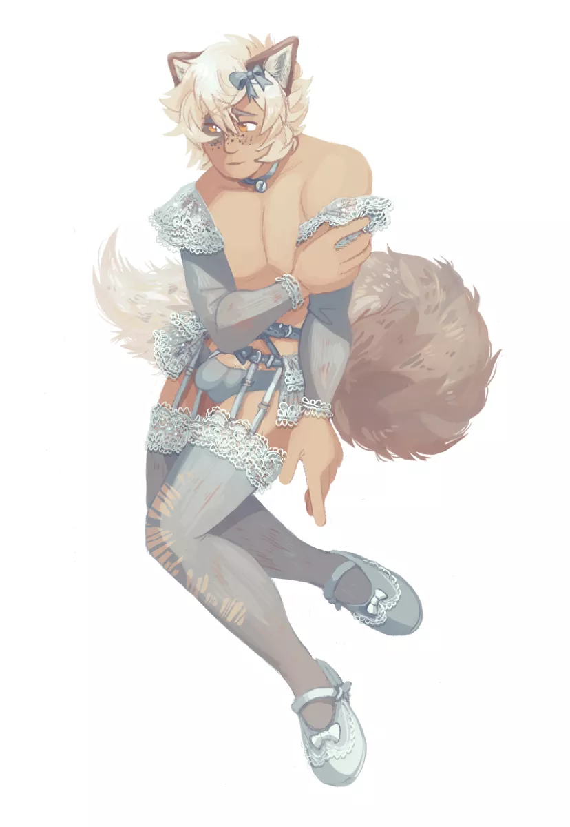 cute little catboy [ naughtypelli ]