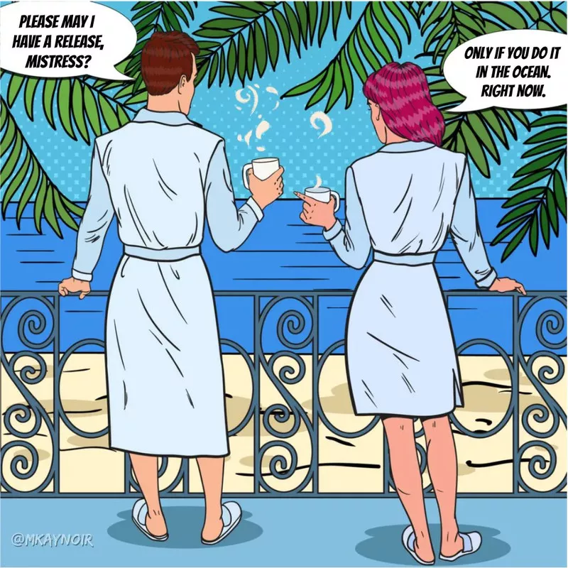 Desperate enough to cum in the ocean?