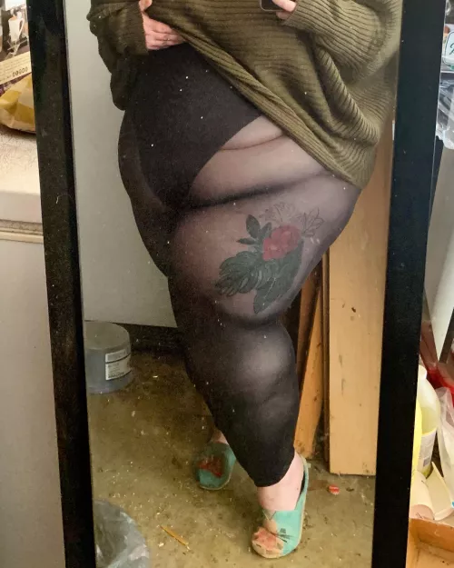 Didn’t realize these ‘leggings’ were so see through when I bought them. 🤦‍♀️