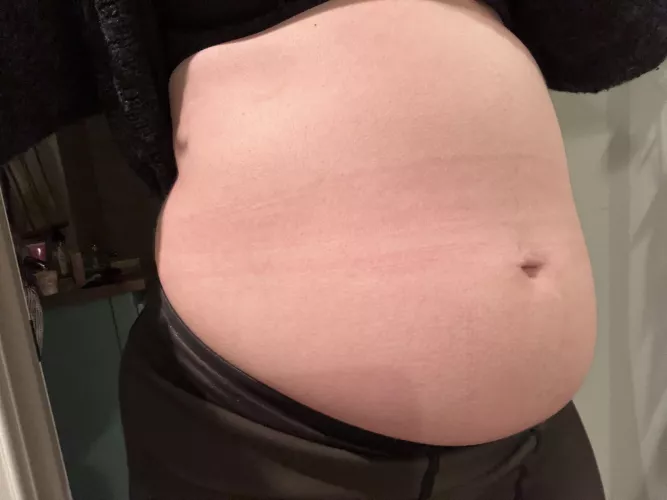 feels so good to take off tight pants at the end of the day