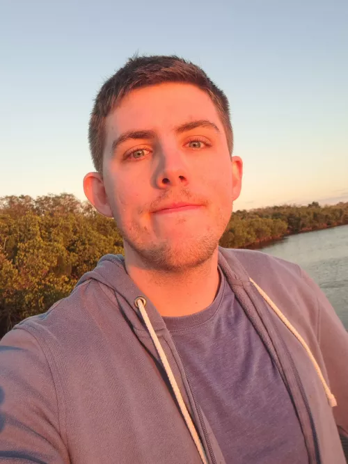 Finally warming up on vacation.