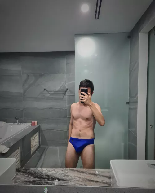 First time in speedo during winter break