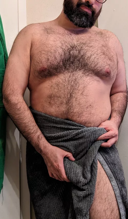 fresh from the shower dadbod