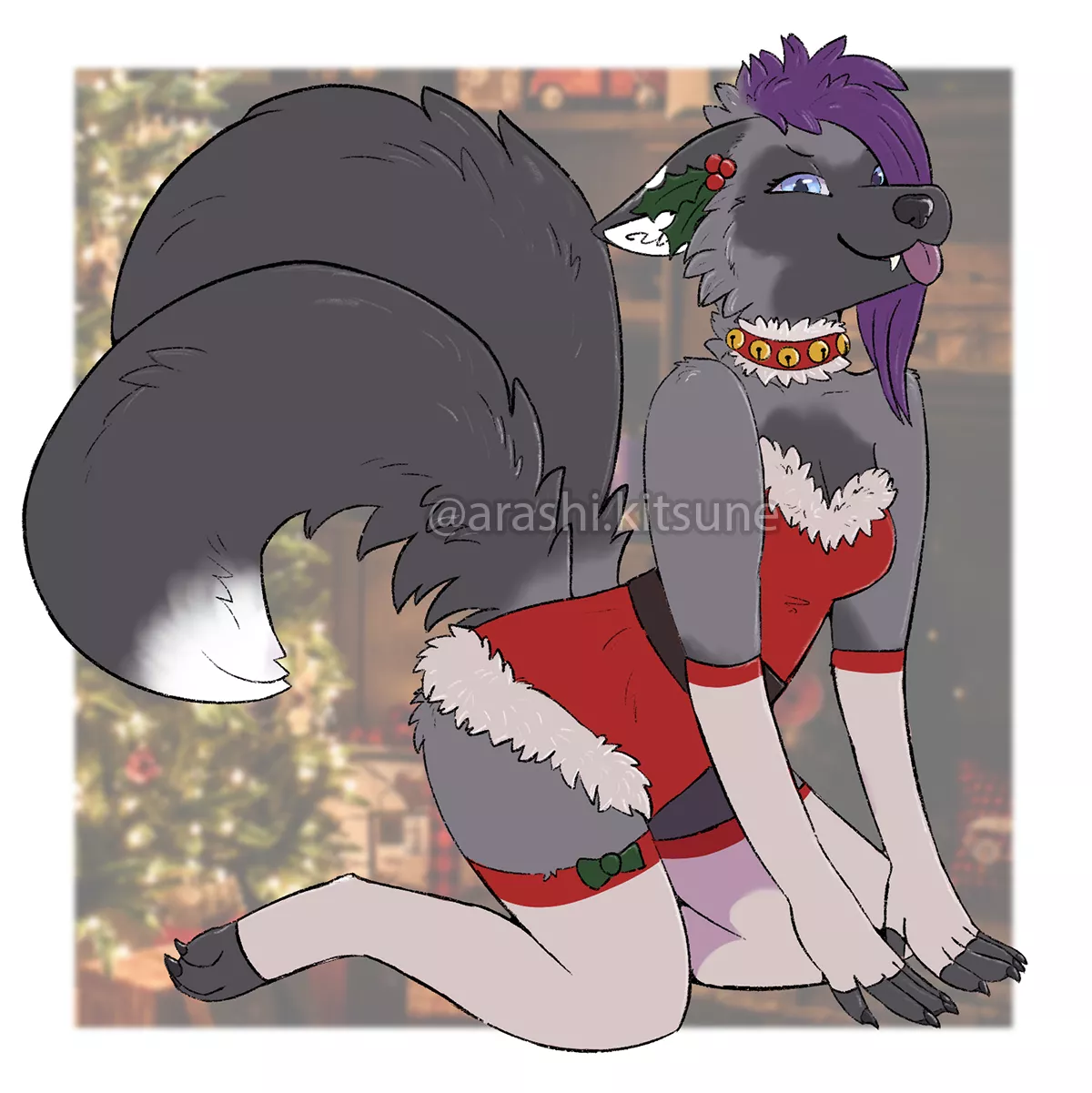 Happy holidays from your resident vixen!