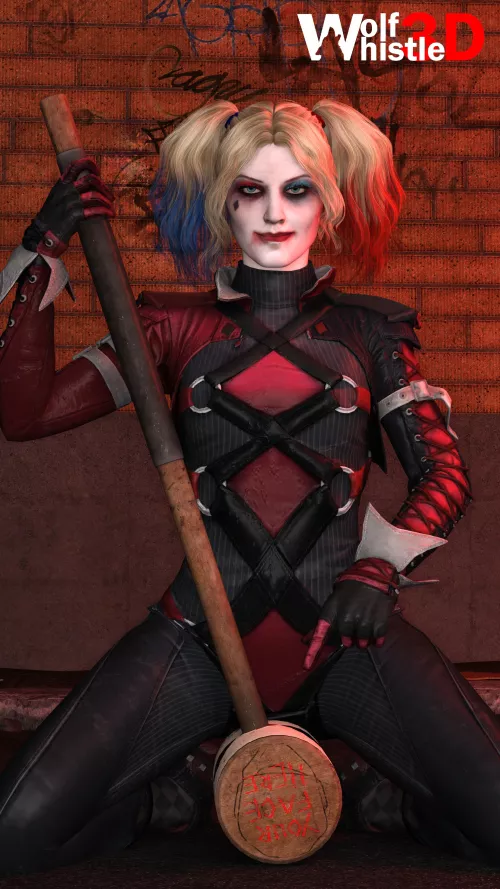 Harley Quinn - Your Face Here (WolfWhistle3D)