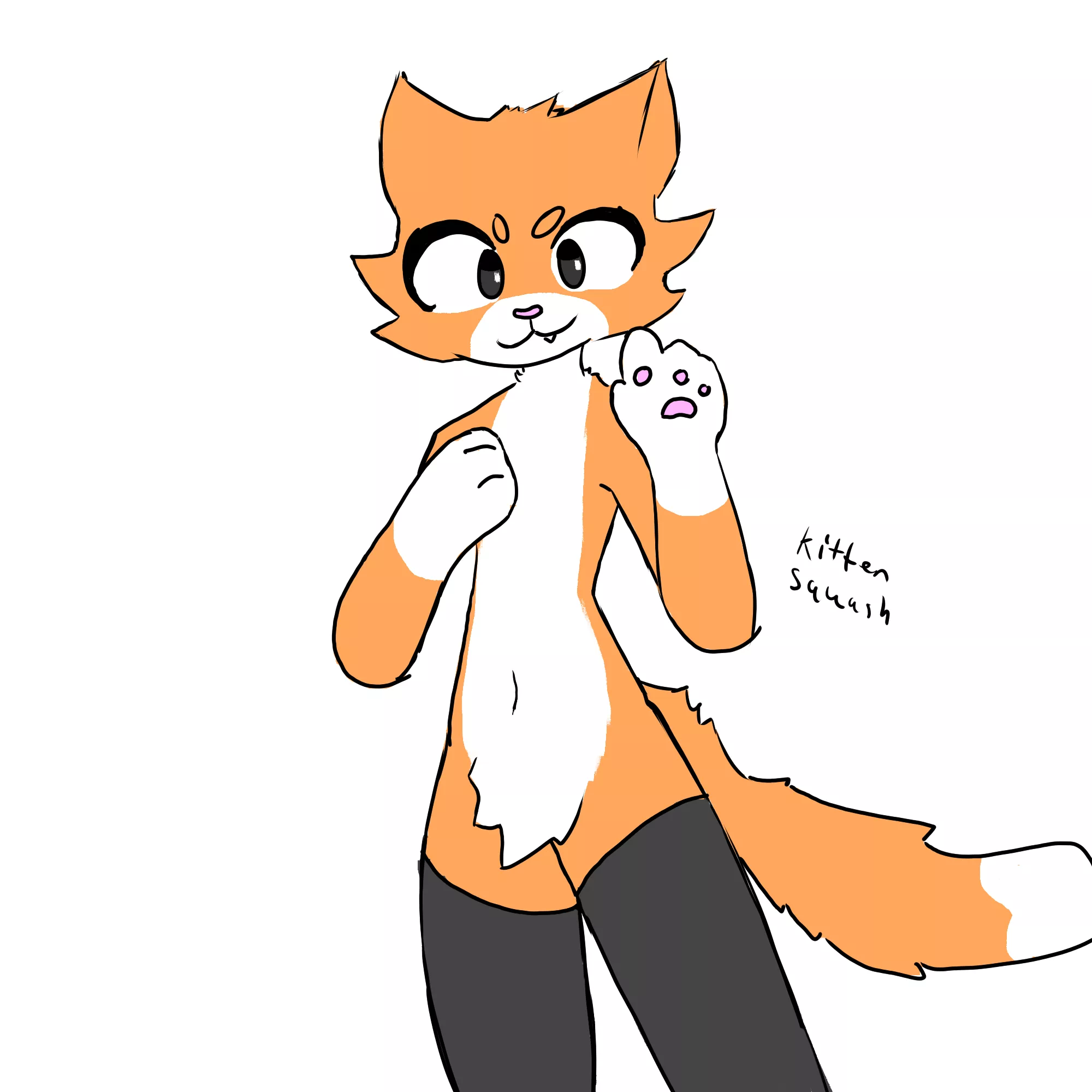 he says hiii(my art)