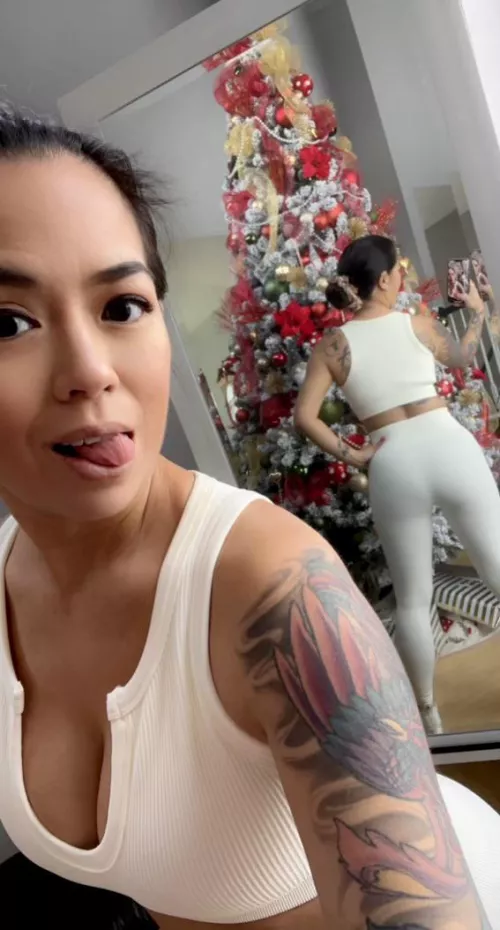 Help me take the tree down and I will take care of your tree baby!