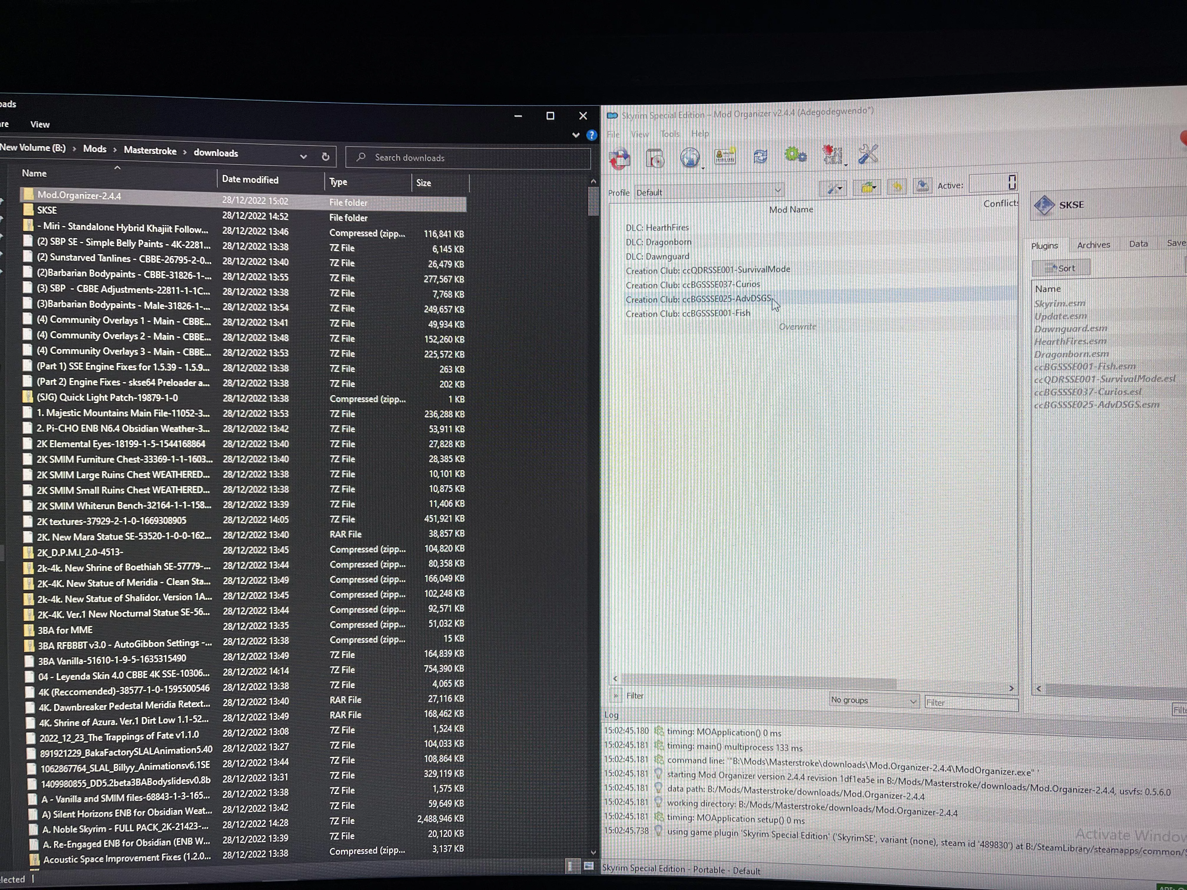 Help with MO2 & Wabbajck how do I get it all in MO2 after installing wabbajack Modlist?