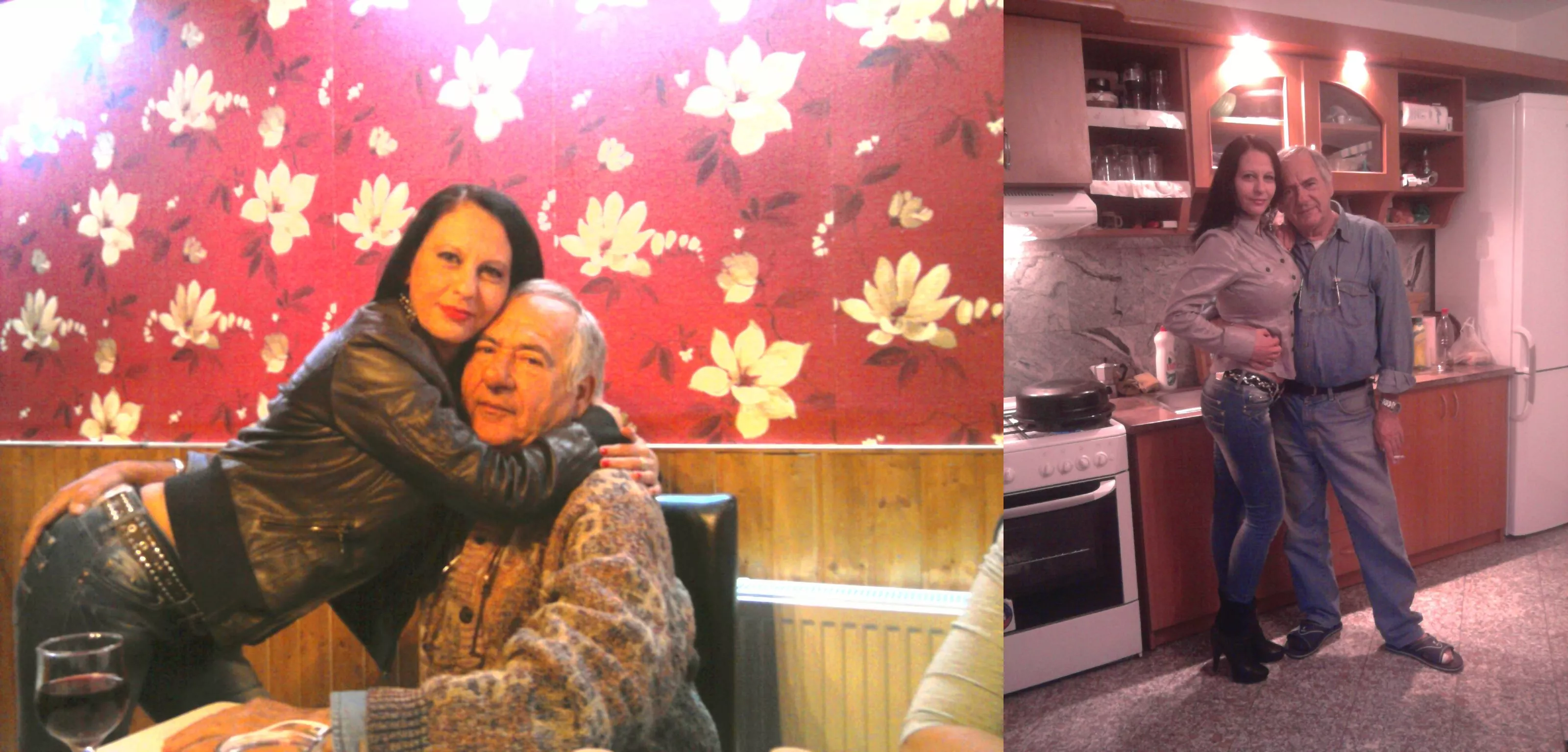 Her 55 years old hubby looks like her father