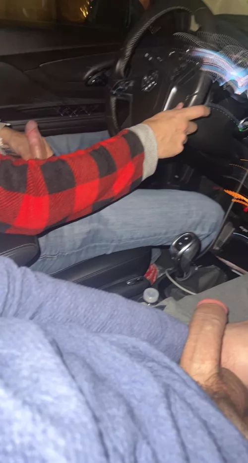 hope dad doesn’t mind we borrowed the car 😉