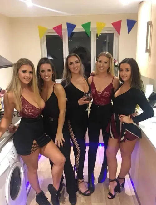 I bet they all hate the girl on the left