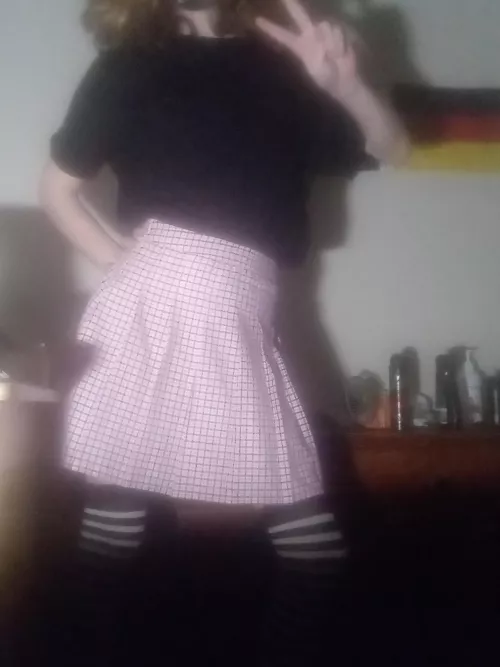 I got this silly looking skirt for Christmas and I love it