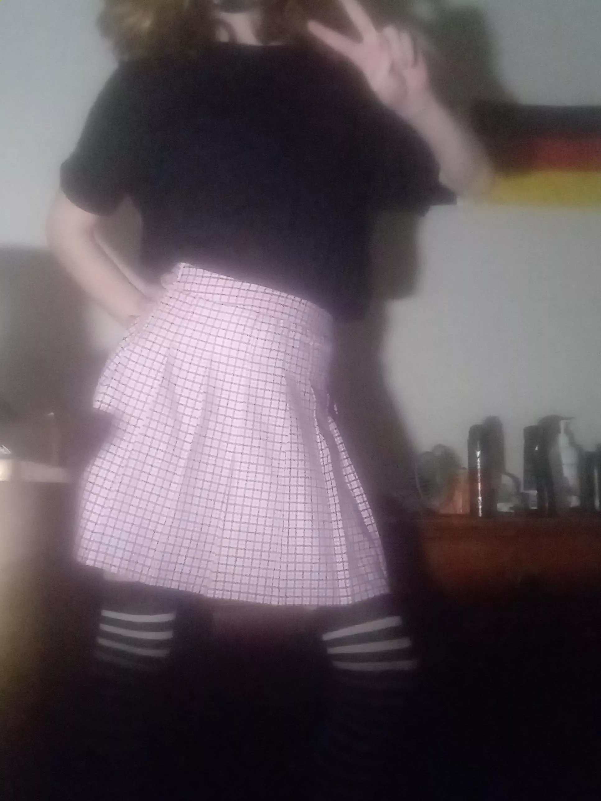 I got this silly looking skirt for Christmas and I love it