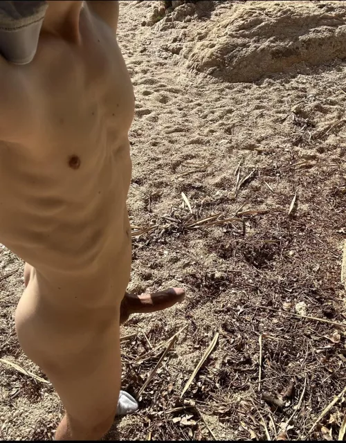 I love to publicly show off my uncut erection to the gay beach crowd 🏝️. Would you react? Would you suck me? 👅 Or rather a handjob? 🤜🏼Make me cum? 💦 M(23)