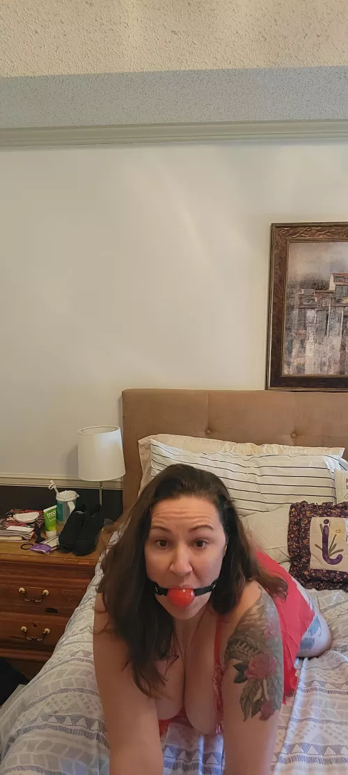 Imagining you're behind me gets me wet!