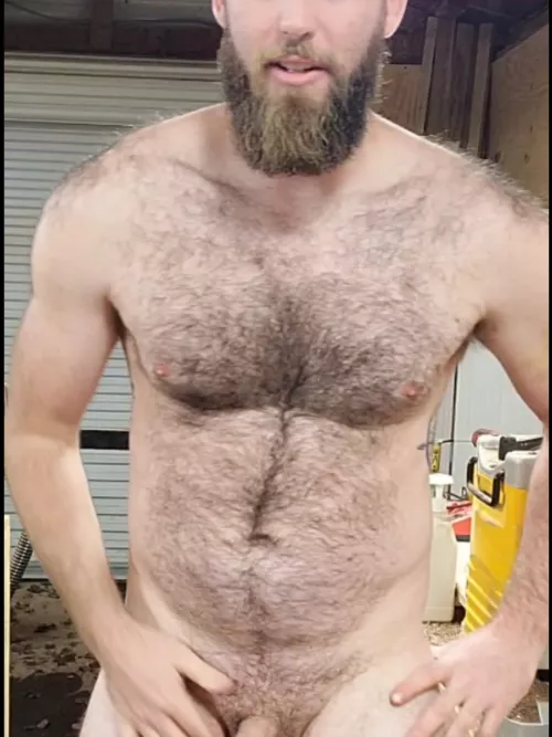 manly and hairy
