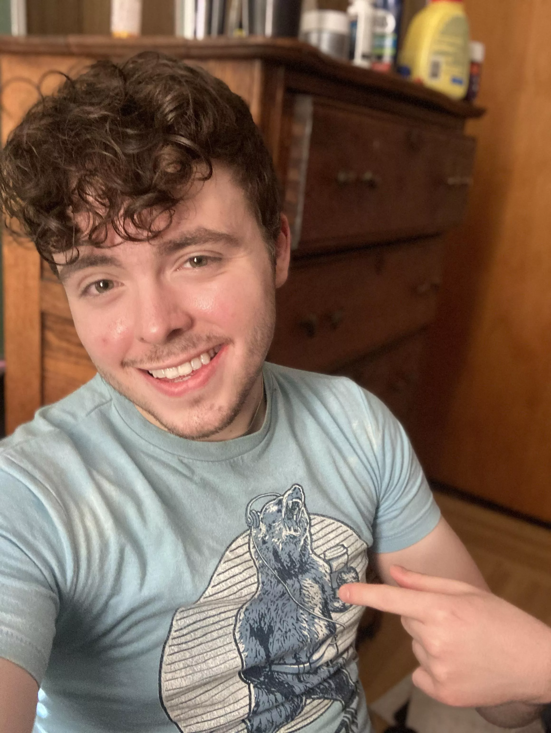 My favorite shirt cause I’m a bear 🐻 necessity 🤓