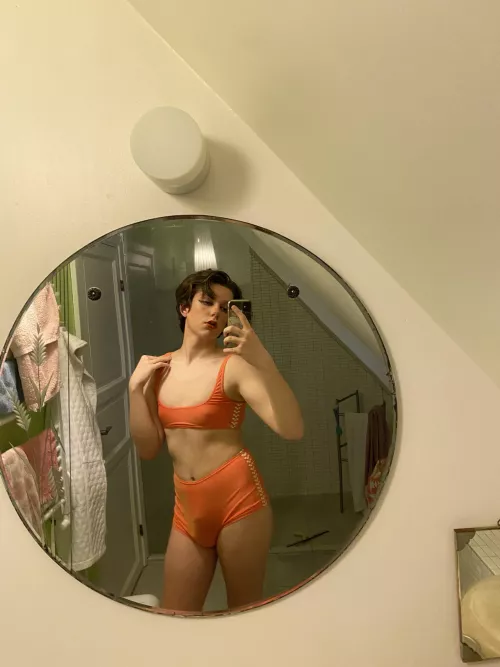 My only set of feminine clothes doing some heavy lifting rn