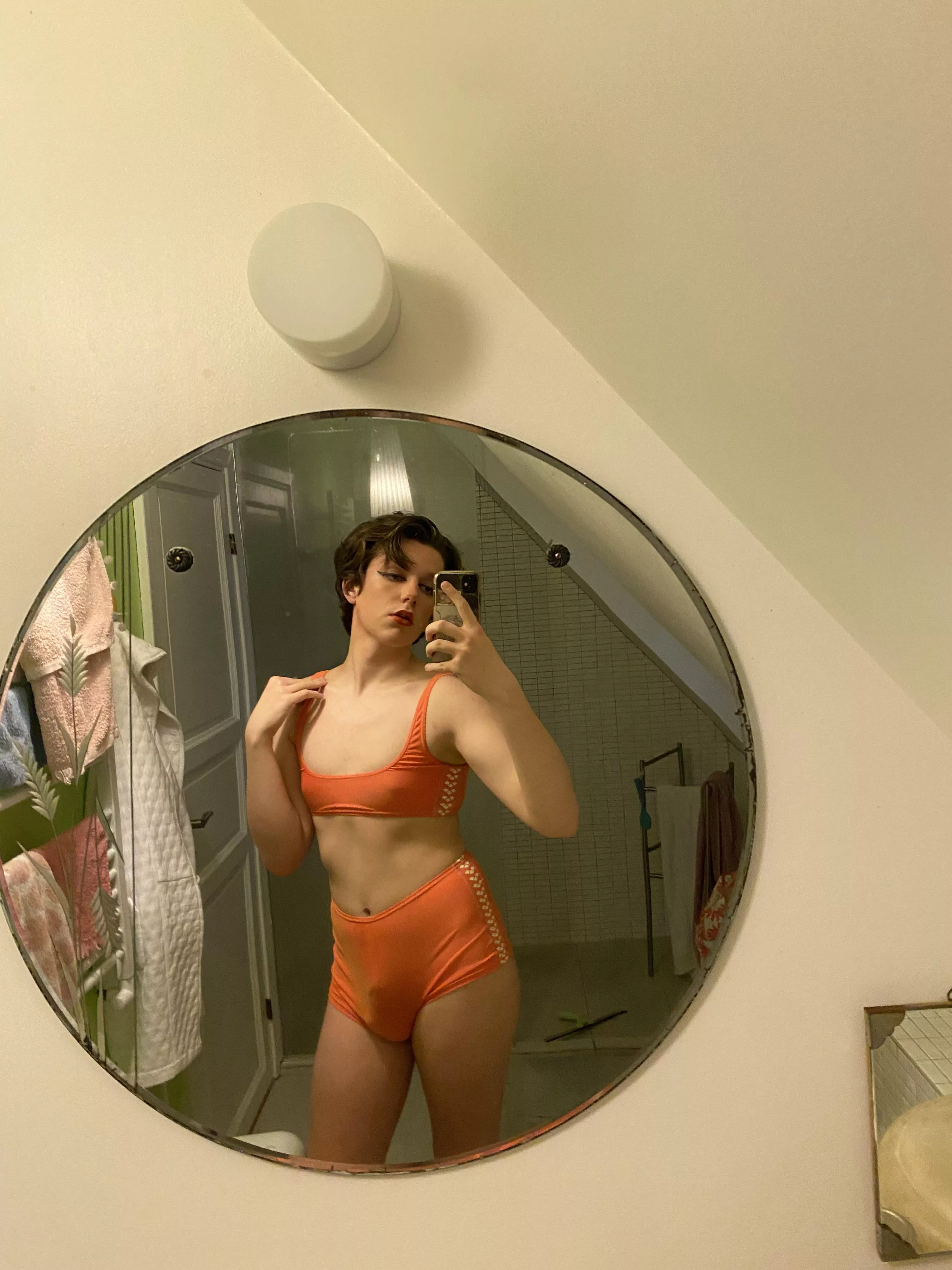 My only set of feminine clothes doing some heavy lifting rn