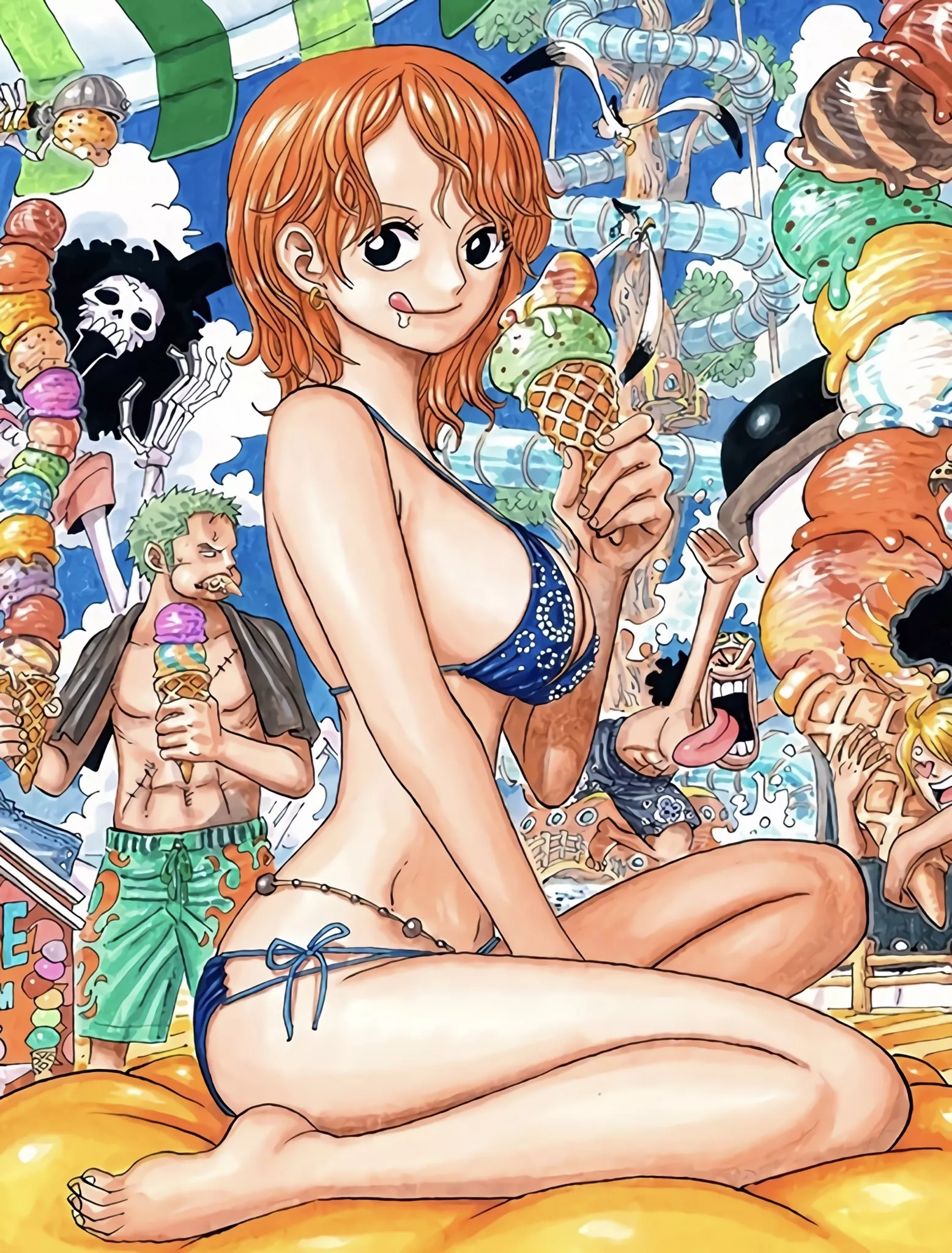 Nami in a Bikini by Eiichiro Oda