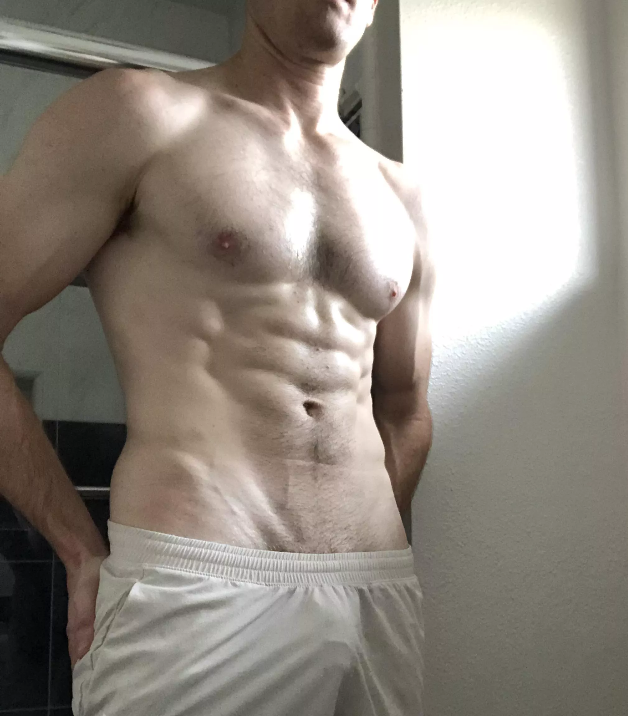 Pull em down. See how big I am.