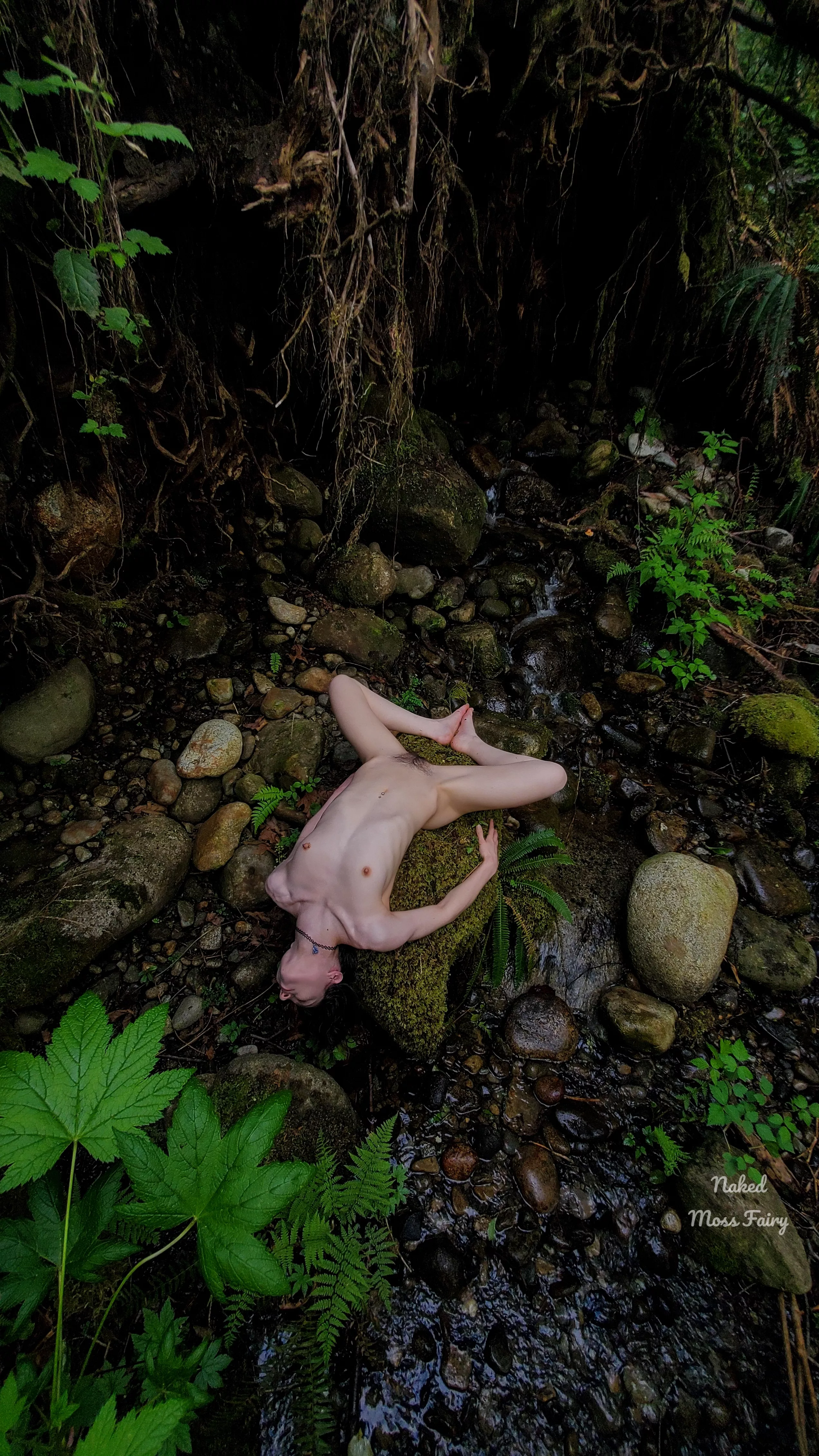 Shapeshifting with the moss and contouring to the organic shapes of mother nature 🌿