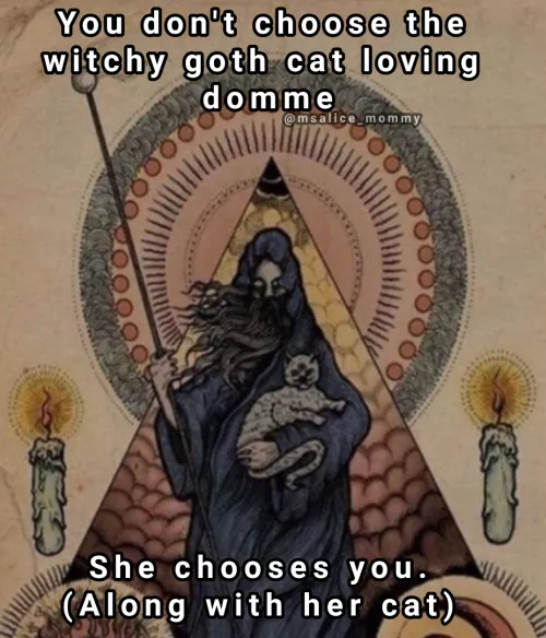 She is me, a lot of us dommes xD hehe💜✨