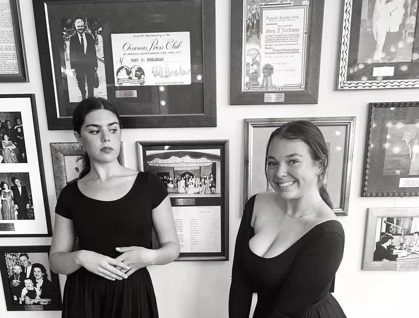 She’s looking right at them…