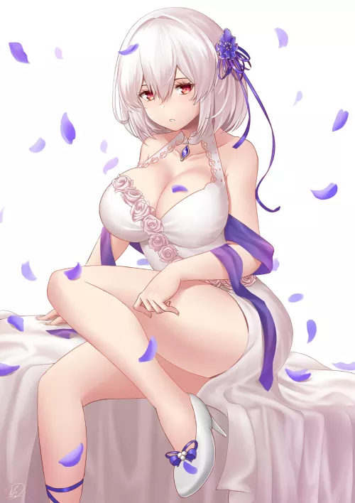 Sirius in a white dress (By After3310) [Azure Lane]