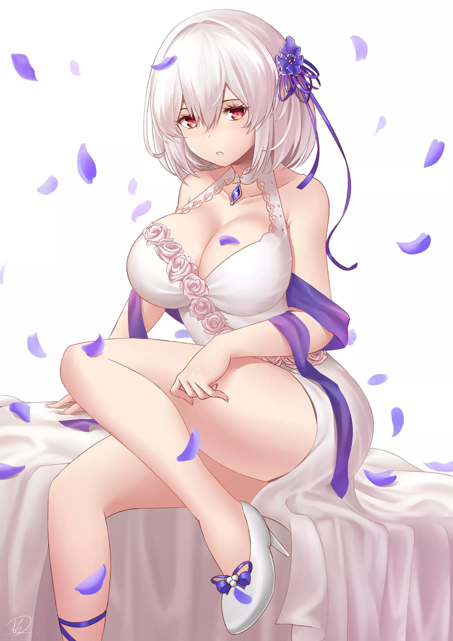 Sirius in a white dress (By After3310) [Azure Lane]