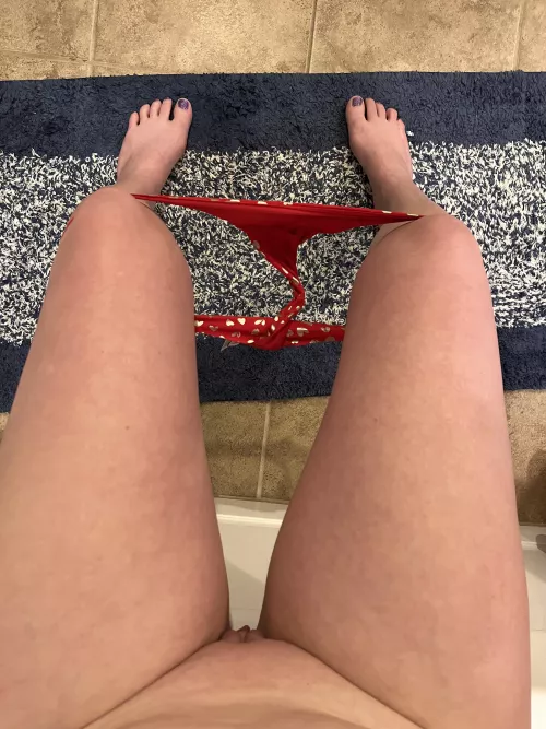 Slid them off for ya