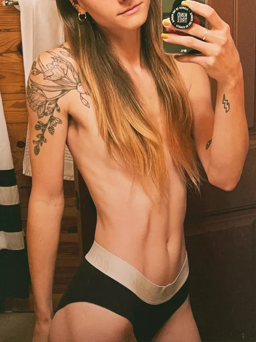 So flat I can hide in my hair