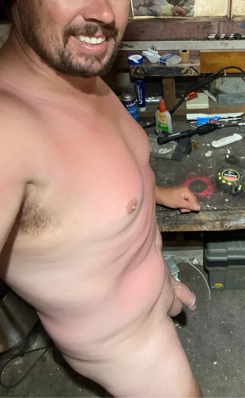 Some early morning chores in the Mancave :)