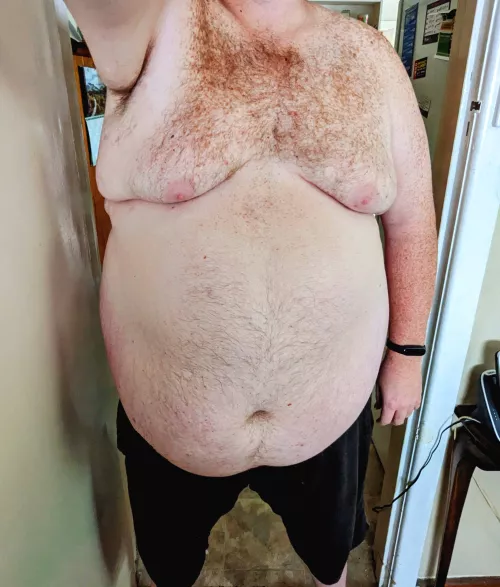 Standing in a doorway to give you a sense of scale, not much room left!