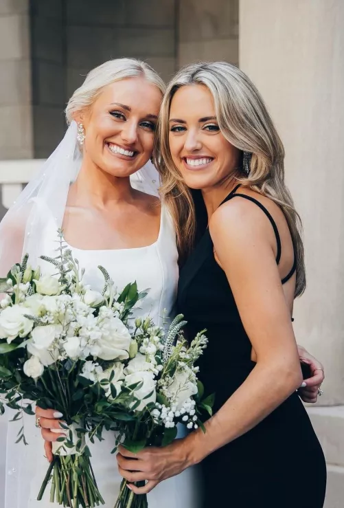 The bride or her friend?