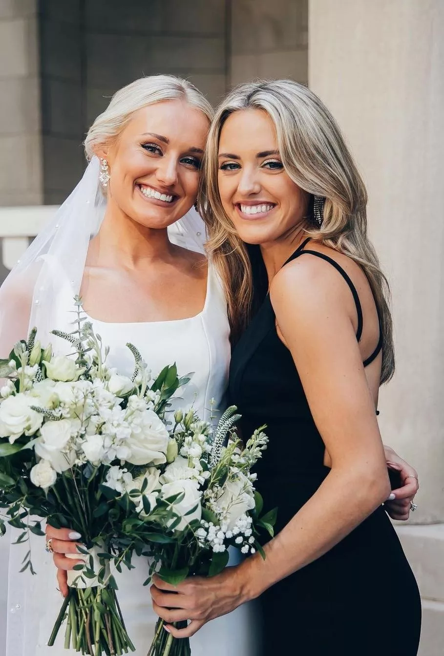 The bride or her friend?