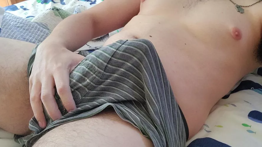 these boxers barely stay on