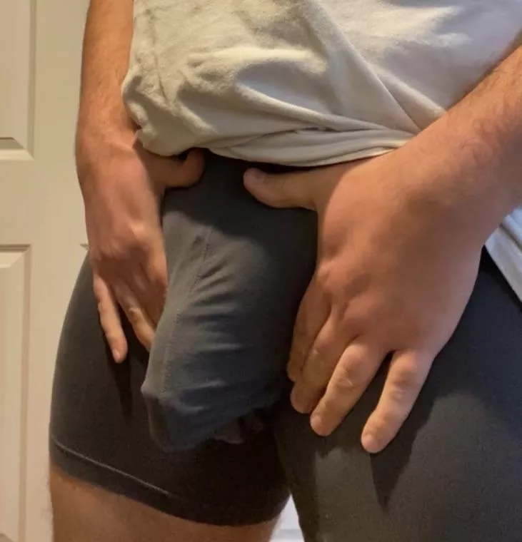 These boxers don’t leave much to the imagination… but imagine what happens when you make me hard