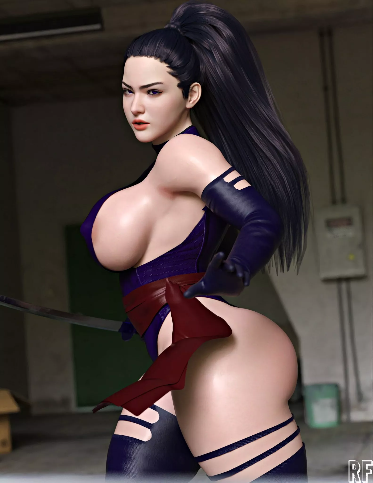 THICC Psylocke (Rude Frog) [Marvel]